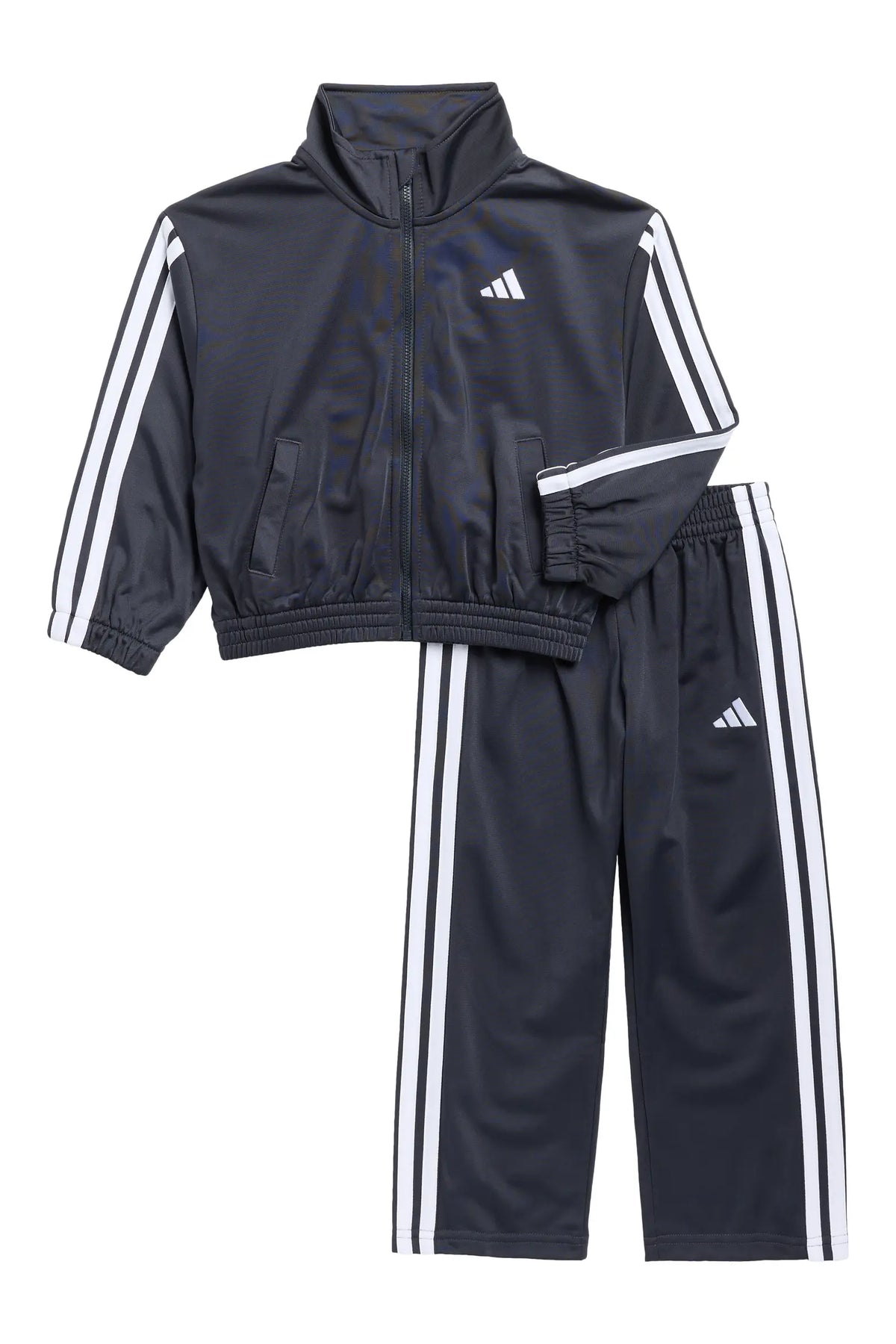 Adidas 3-Stripes Tricot Track Set - Dark Grey