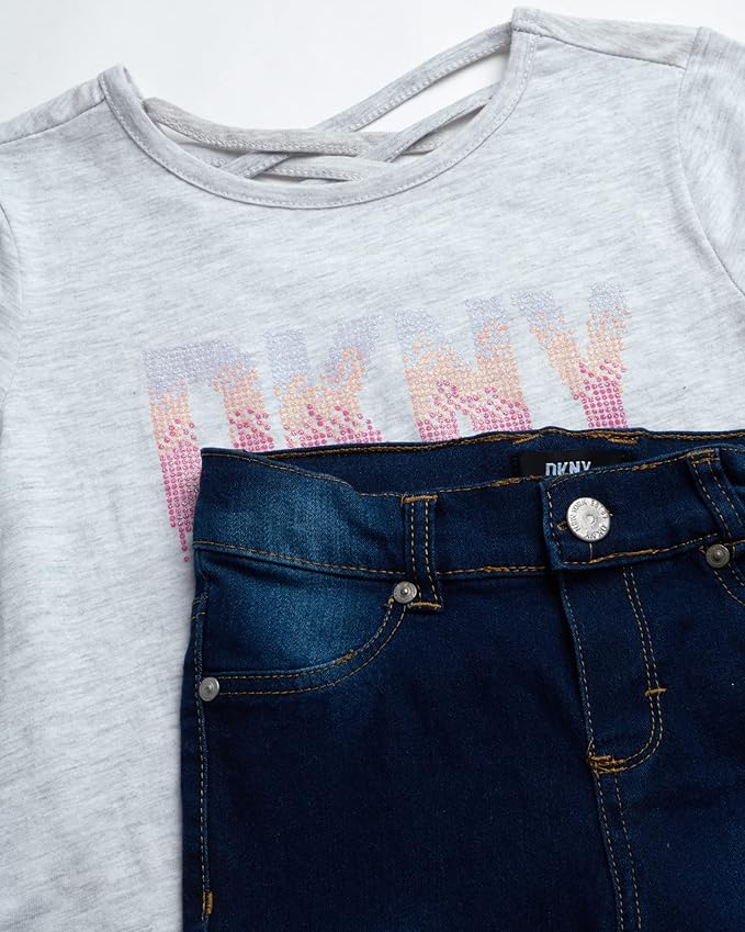 DKNY T-shirt and Jeans Set