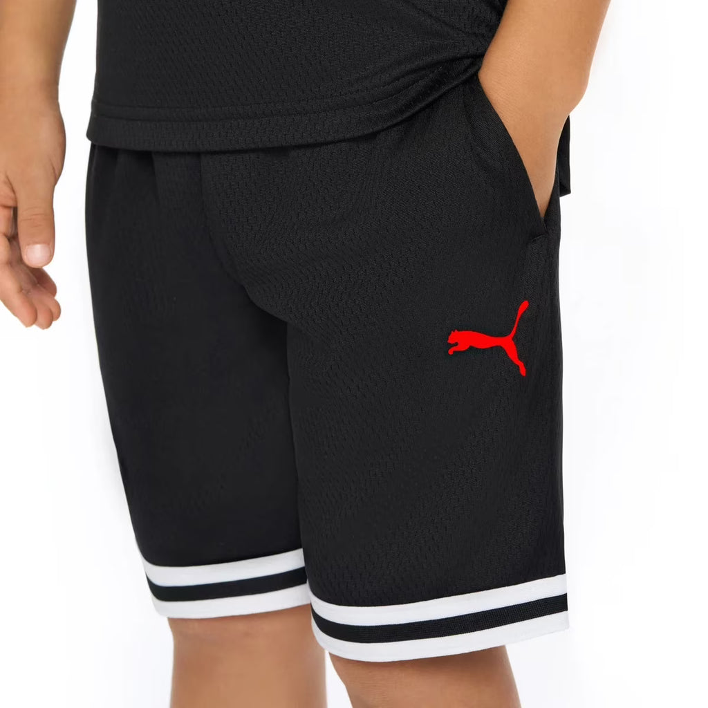 PUMA 3-Piece Tank Top, Shorts & T-Shirt Active Set