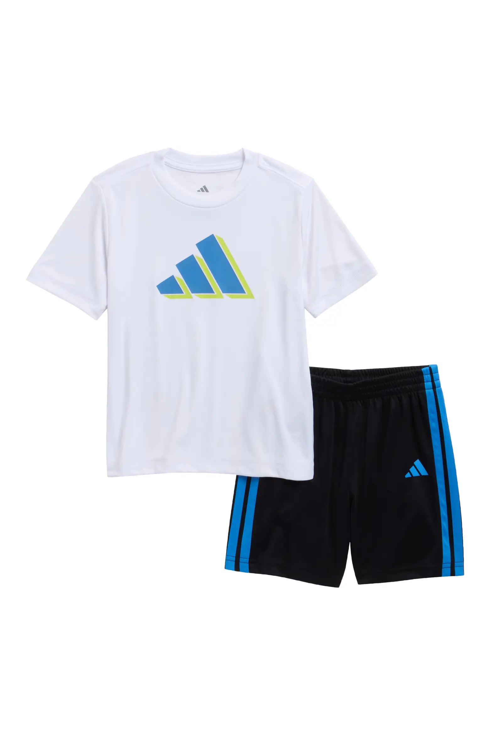 Adidas Polyester T-Shirt & Shorts Set