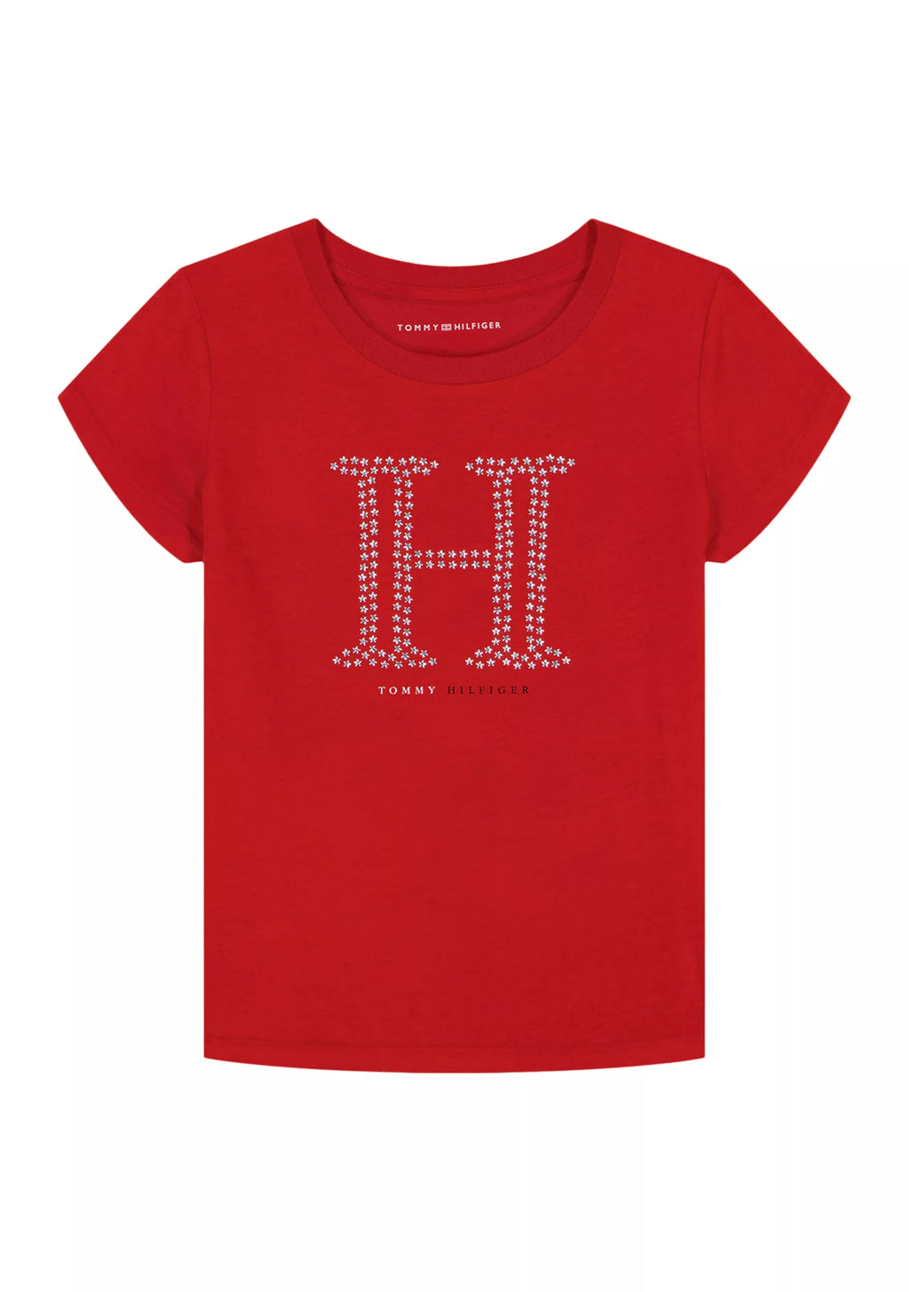 Tommy Hilfiger Khaki Cargo Shorts & Star Stud Graphic T-Shirt