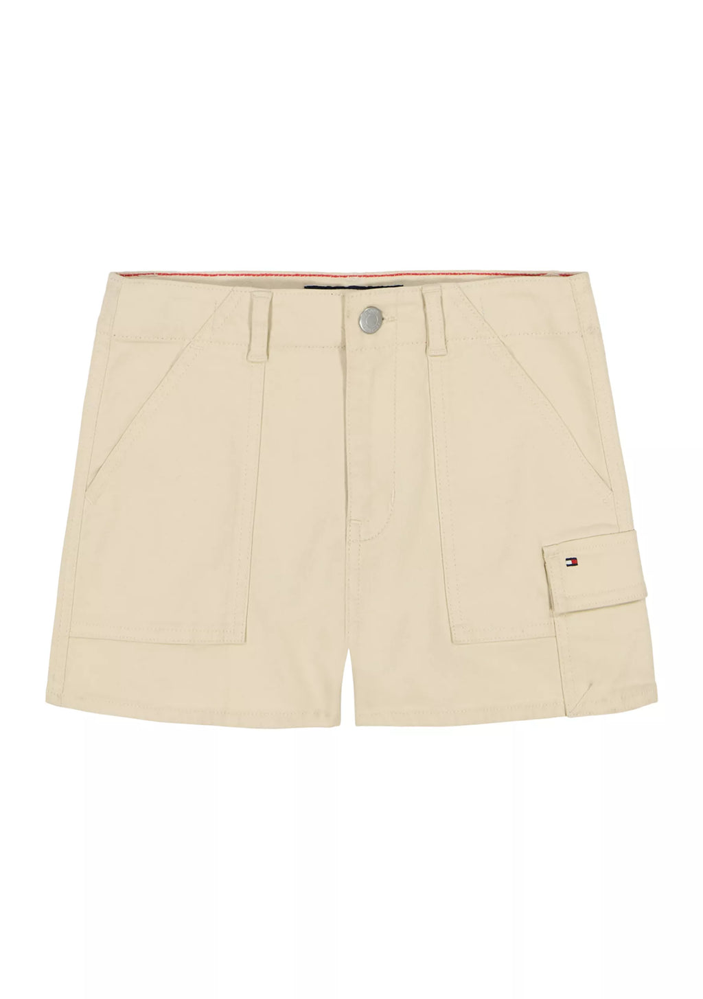 Tommy Hilfiger Khaki Cargo Shorts & Star Stud Graphic T-Shirt