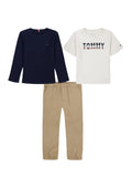 Tommy Hilfiger Short Sleeve and Long Sleeve Tee with Jogger Set