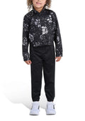 Adidas Full-Zip All Over Print Foil Glam Jacket and Pants Tricot Set