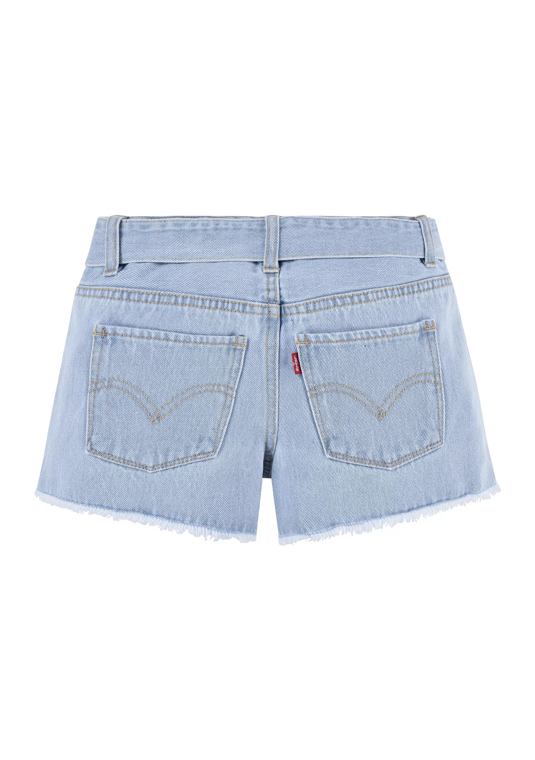 Levi's  Floral Oversized Tee & Denim Belted Shorts Set