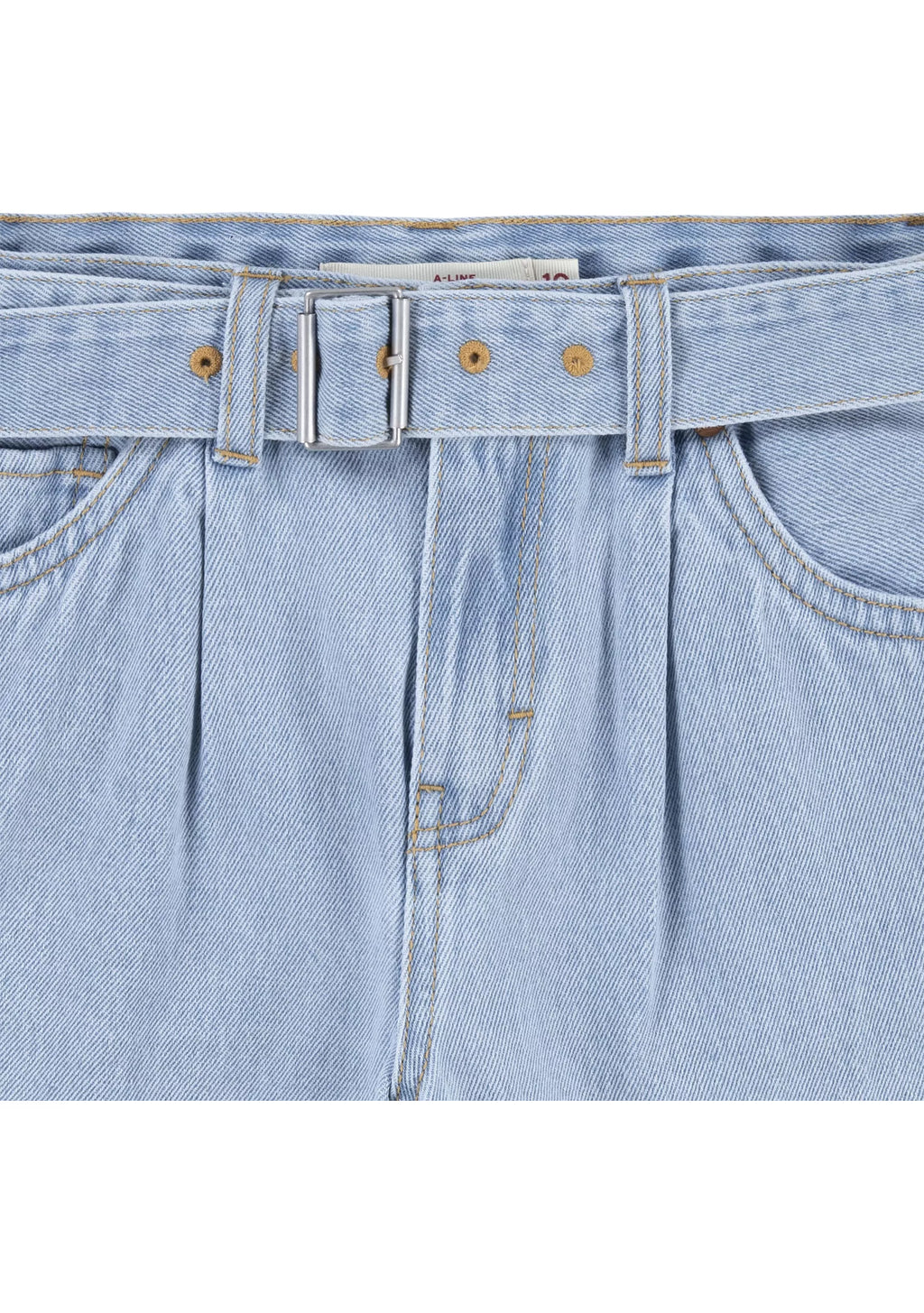 Levi's  Floral Oversized Tee & Denim Belted Shorts Set