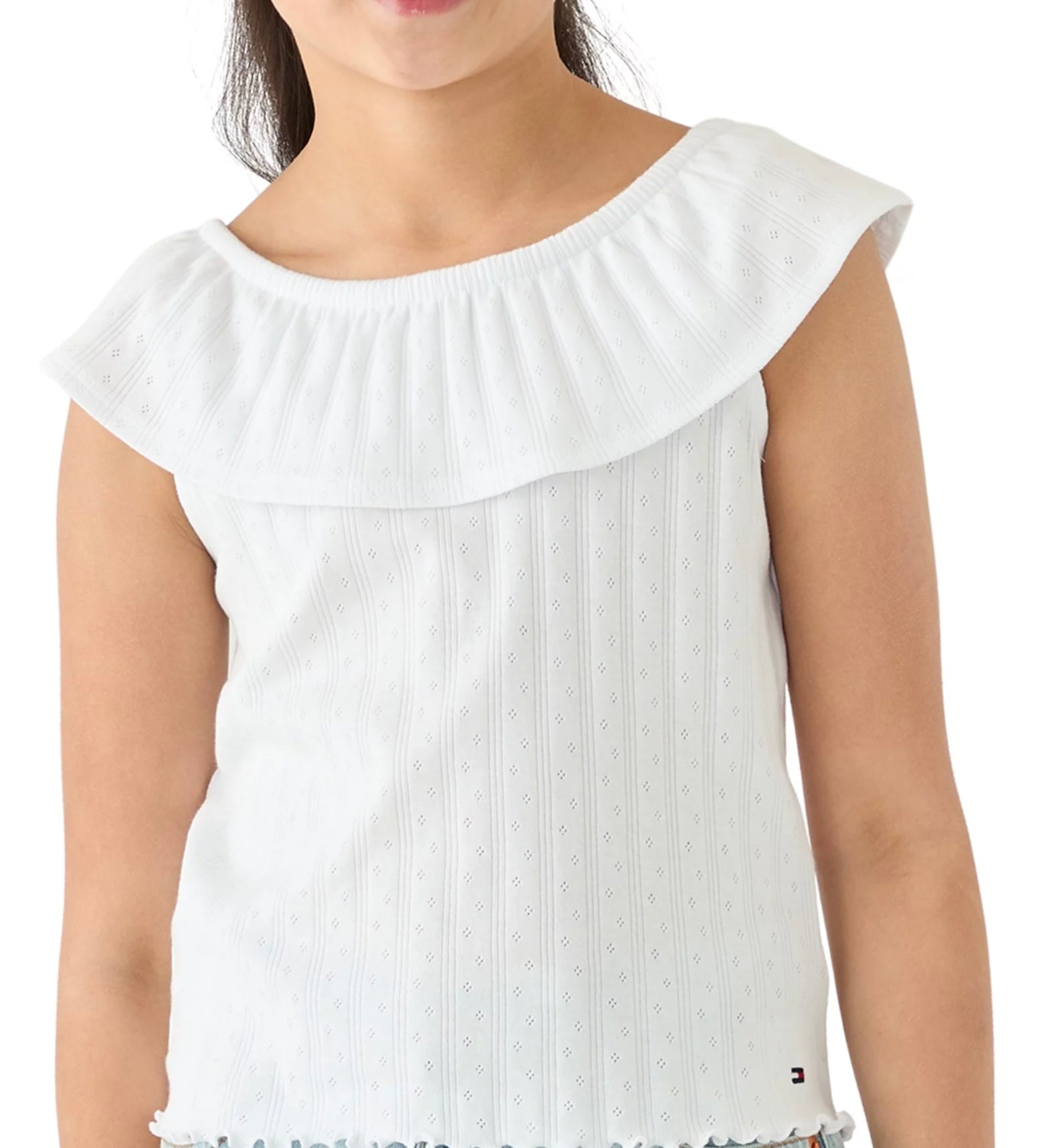 Tommy Hilfiger Cotton T-shirt & Denim Skort Set