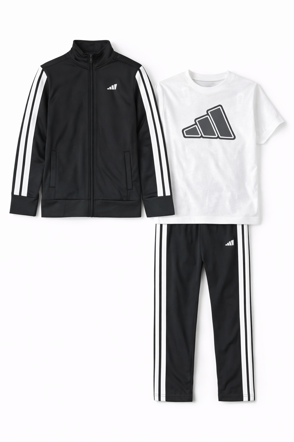 Adidas Classic Tracksuit Jacket, Tee & Pants