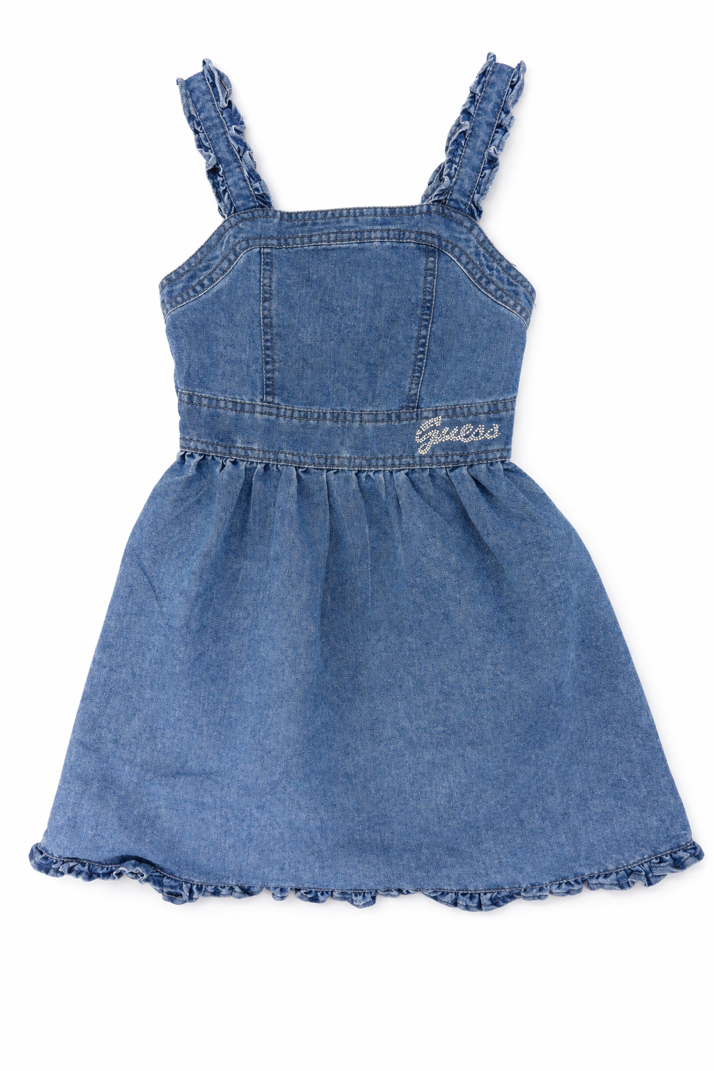 Guess Denim Ruffle Sundress