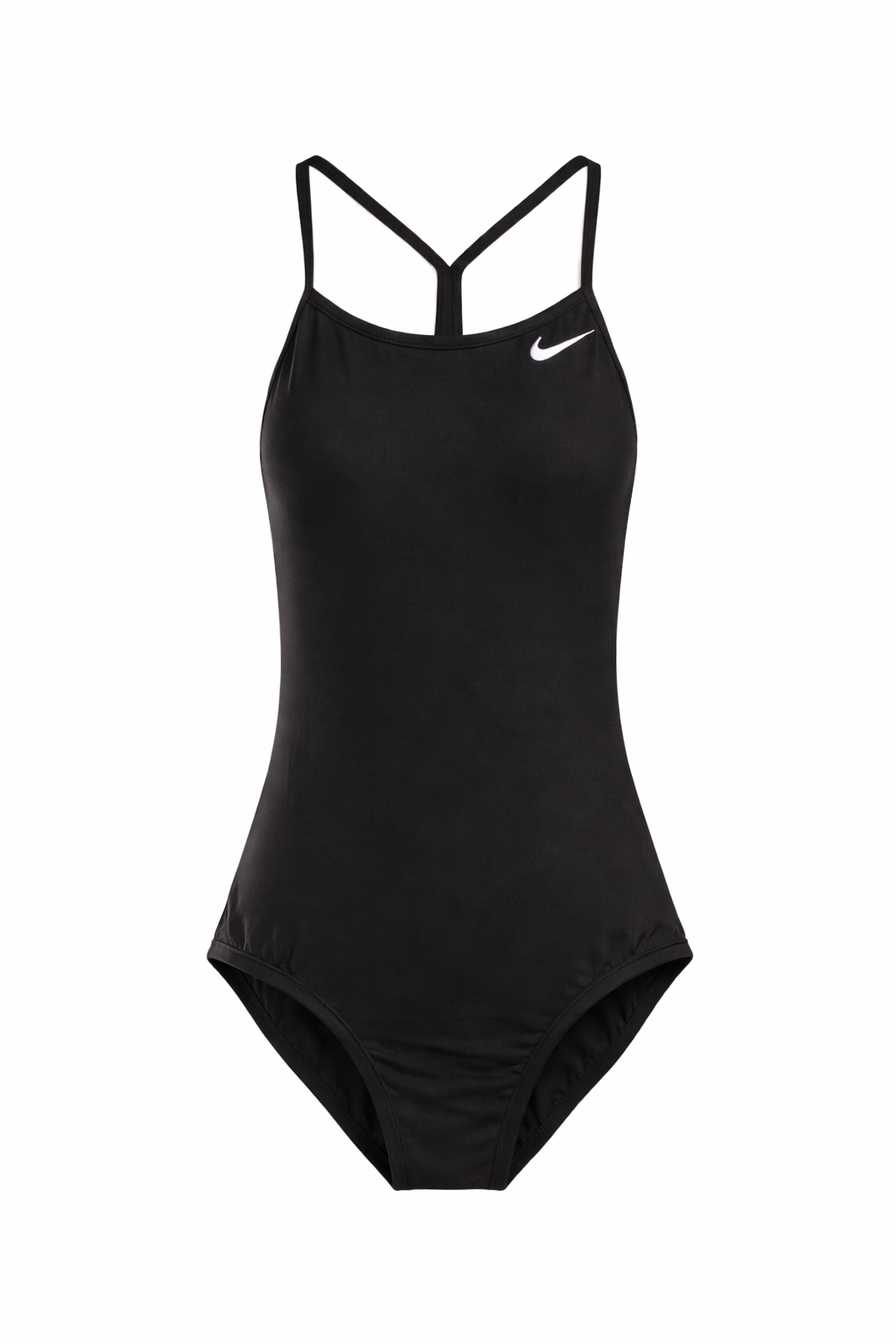 Nike Sleek Black One-Piece Swimsuit – Crisscross Back Design