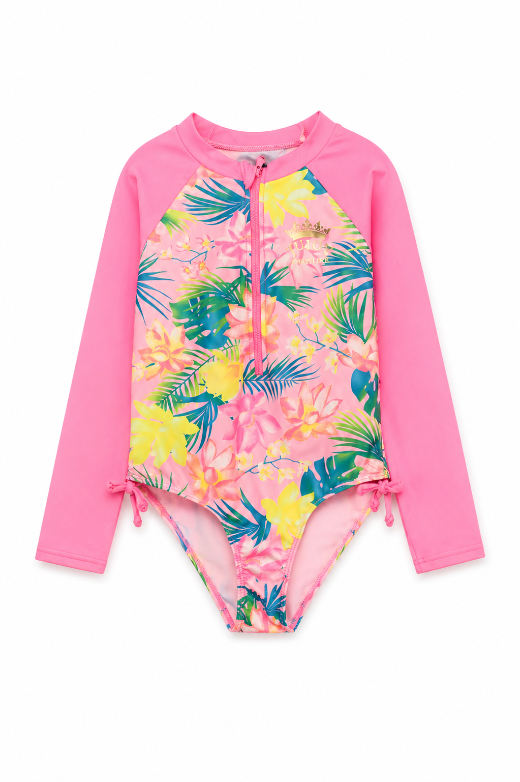 Juicy Couture Tropical Bloom Long Sleeve Swimsuit