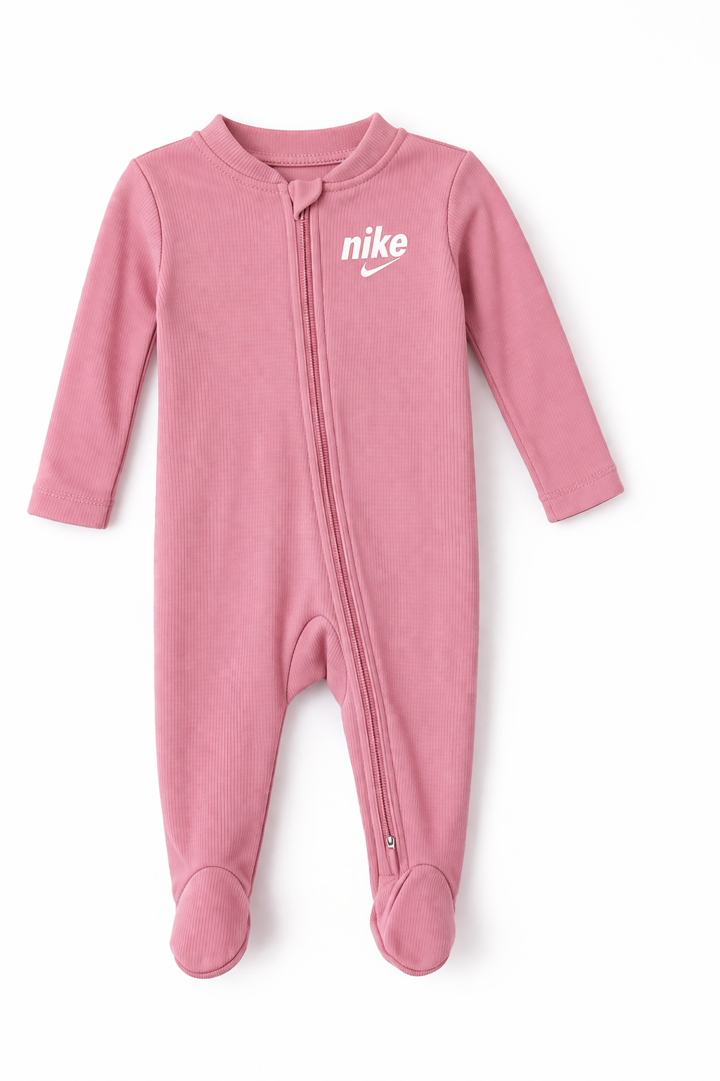 Nike Blush Zip Baby Bodysuit