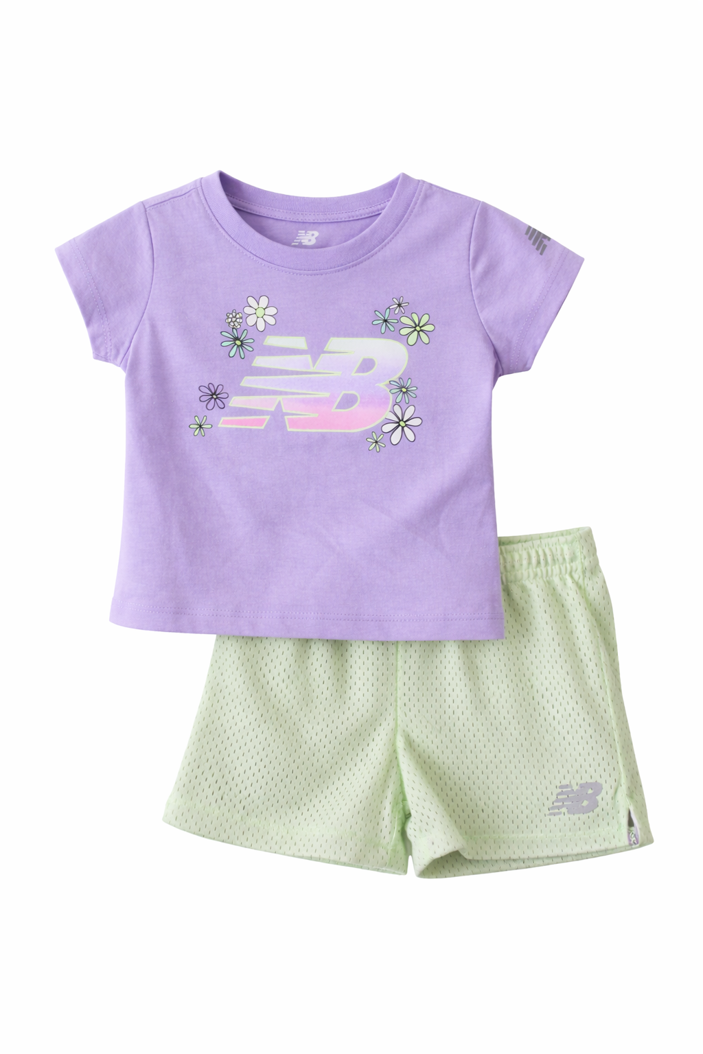 New Balance Cotton T-shirt & Mesh Short Set
