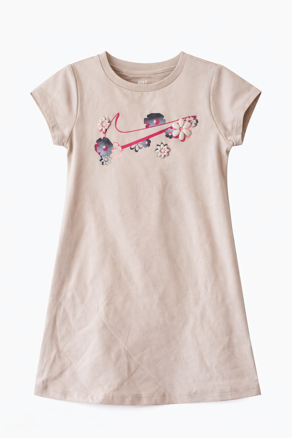 Nike Floral Swoosh T-Shirt Dress