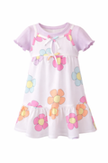 Jessica Simpson Pastel Floral Dress with Bow Detail