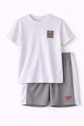 Reebok Classic White & Grey Boys Set