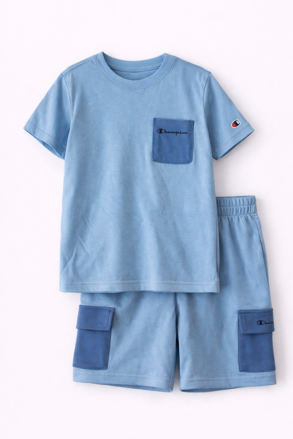 Champion Cotton Shorts Set