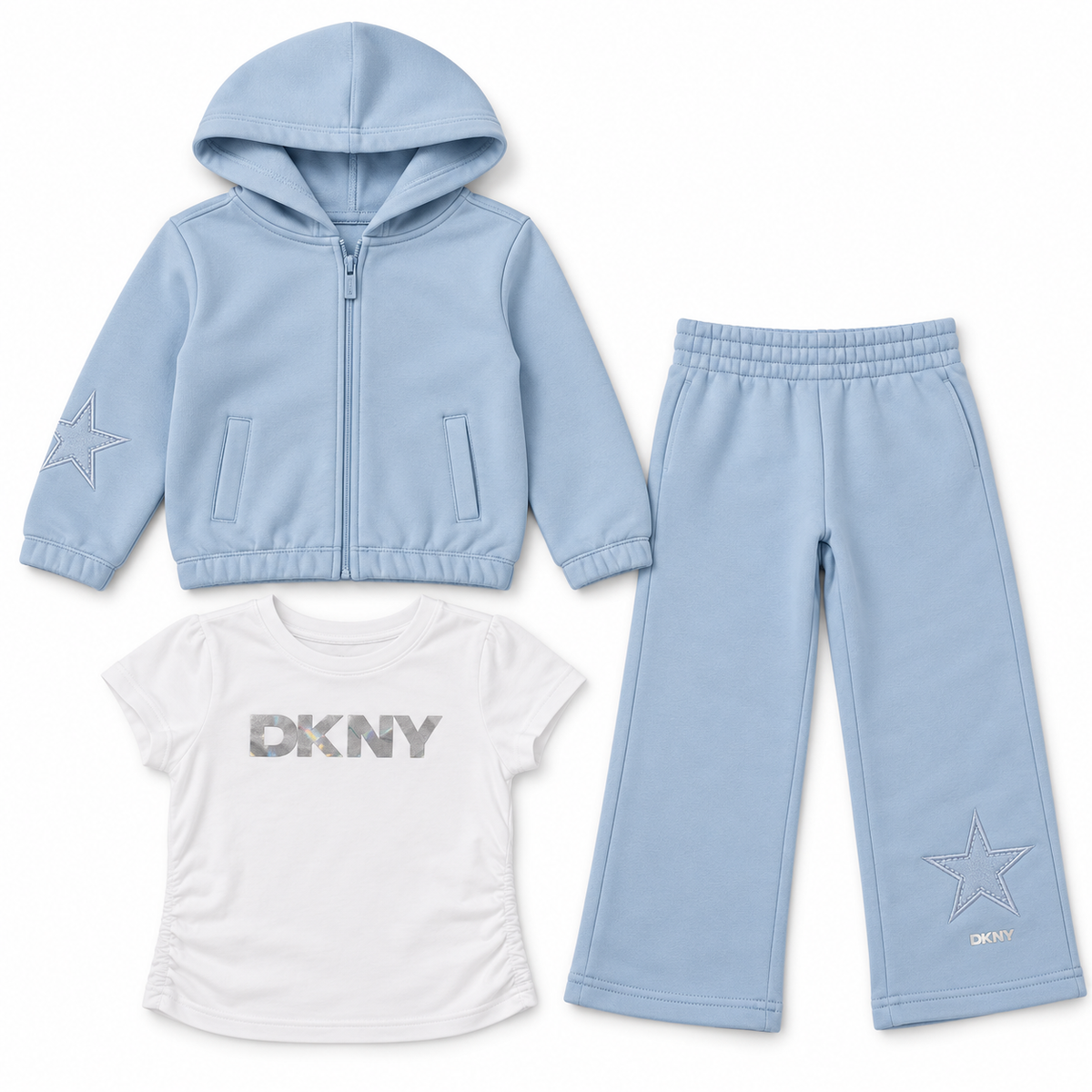DKNY 3-Piece Fleeced Set