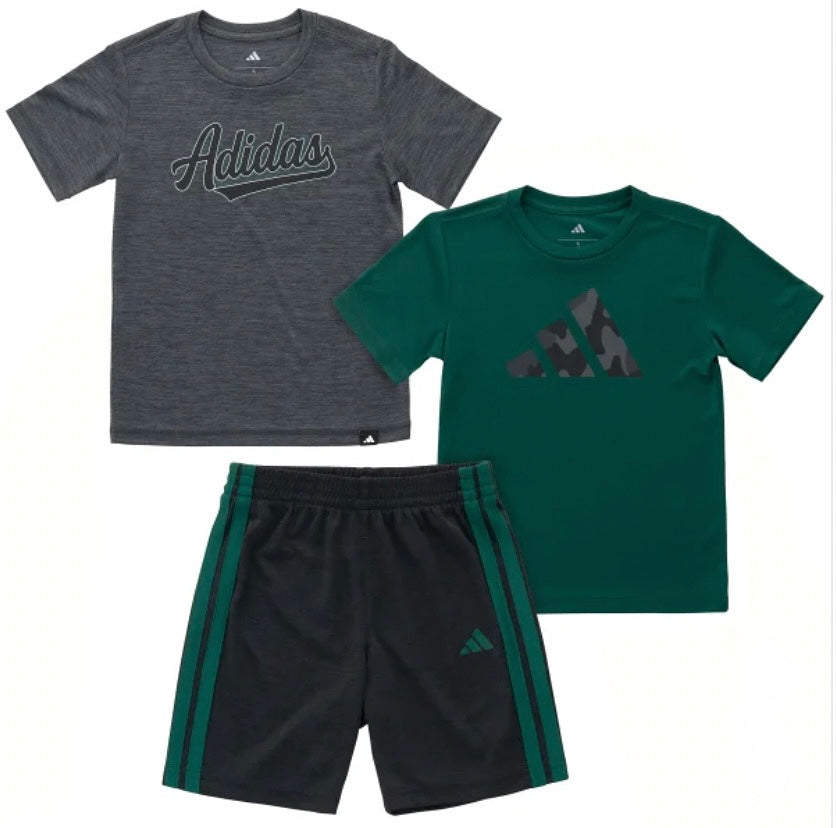 Adidas 3-Piece Shorts Set