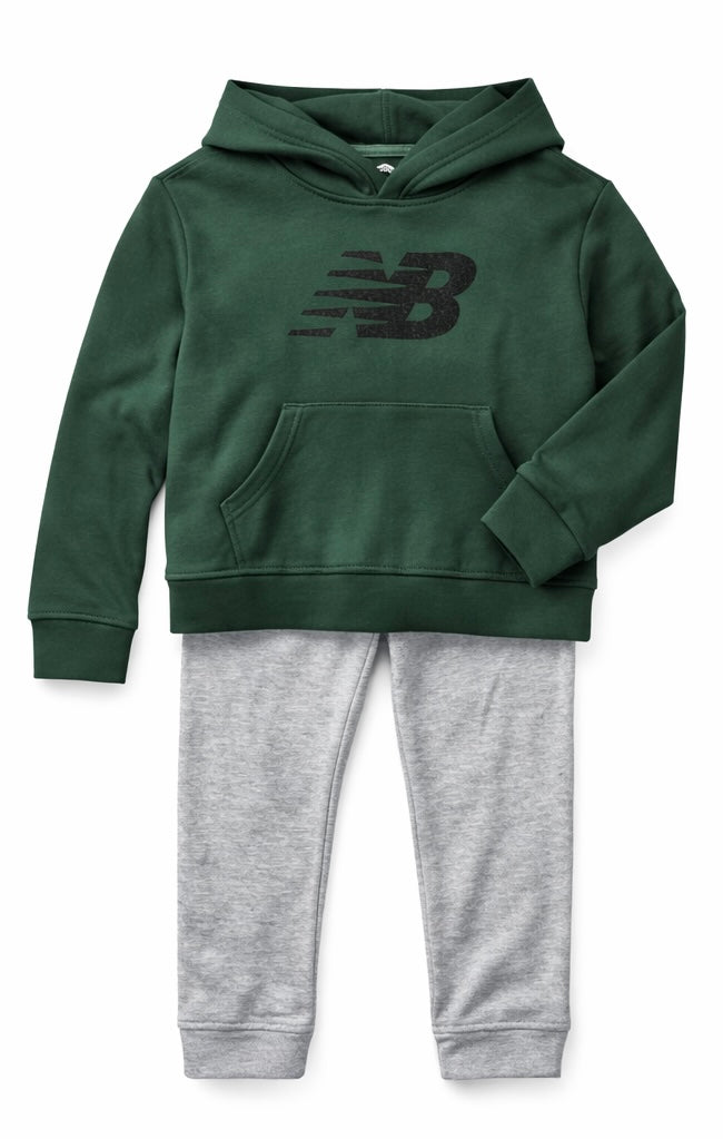 New Balance Pullover Hoodie & Jogger Set