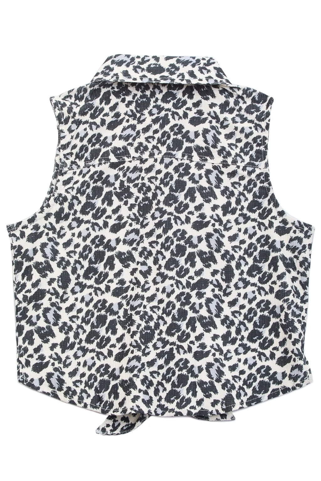Patty Button-Up Leopard Shirt and Noel Layered Skirt