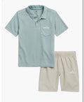 Adidas Mesh Polo & Shorts Set