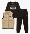 Puma 3-Piece Vest Set - Beige