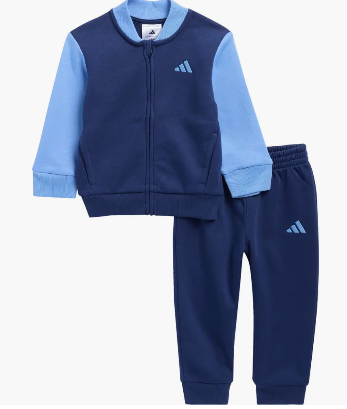 Adidas Fleece Bomber Jacket & Joggers Set