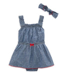 Tommy Hilfiger Denim Dress & Headband