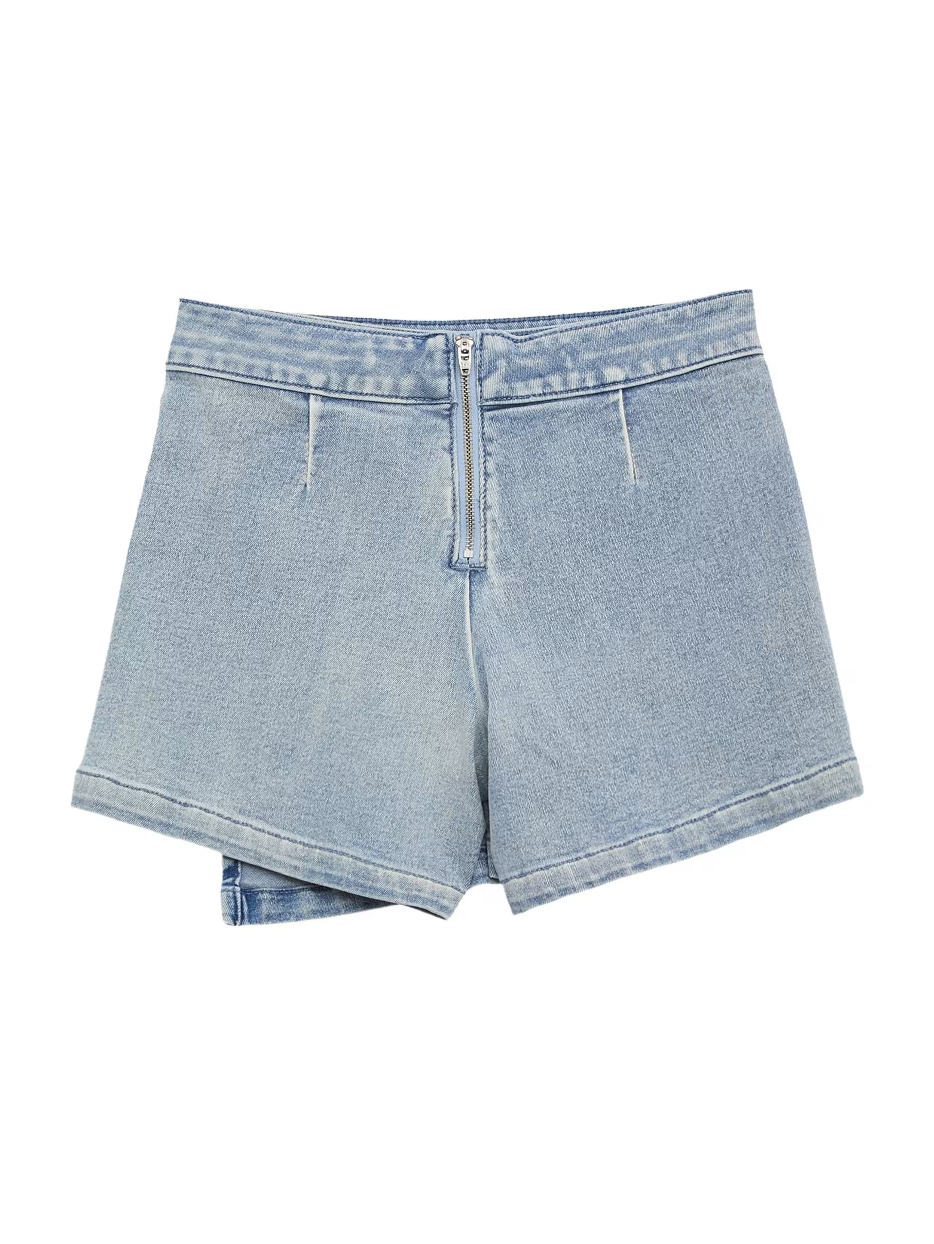 Guess Pink Triangle Denim Skort  Set