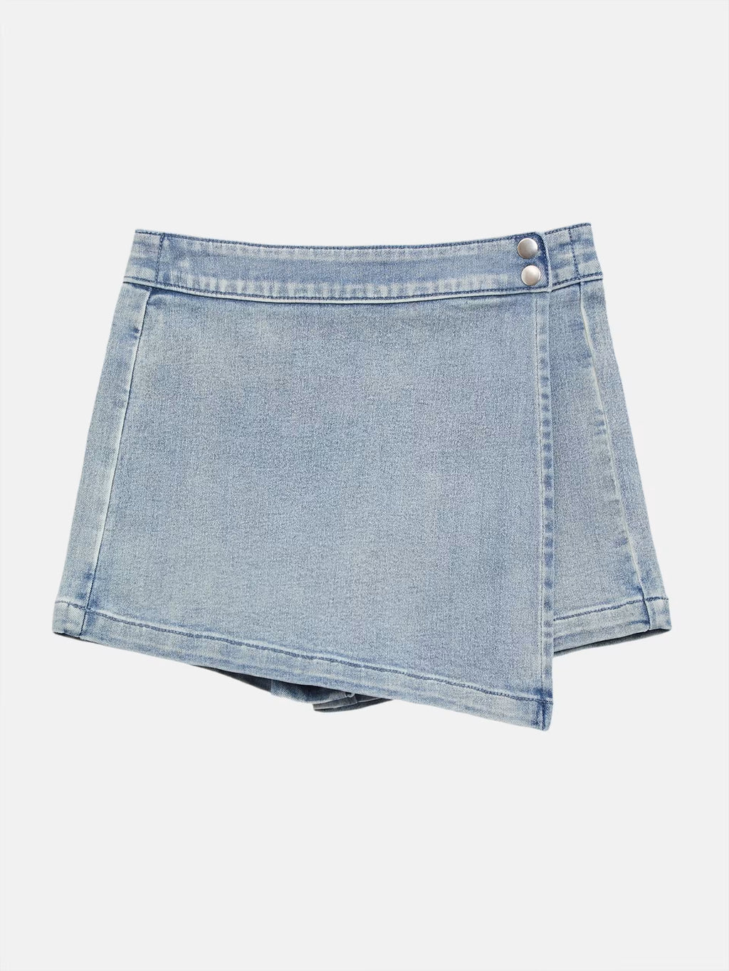 Guess Pink Triangle Denim Skort  Set
