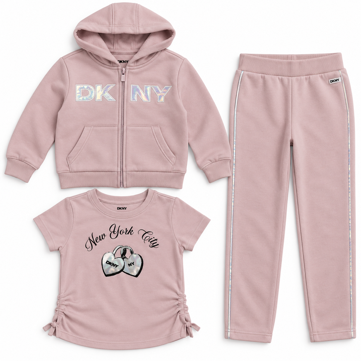 DKNY 3-Piece Fleeced Set
