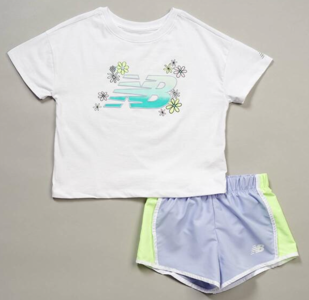 New Balance Cotton Top & Shorts Set