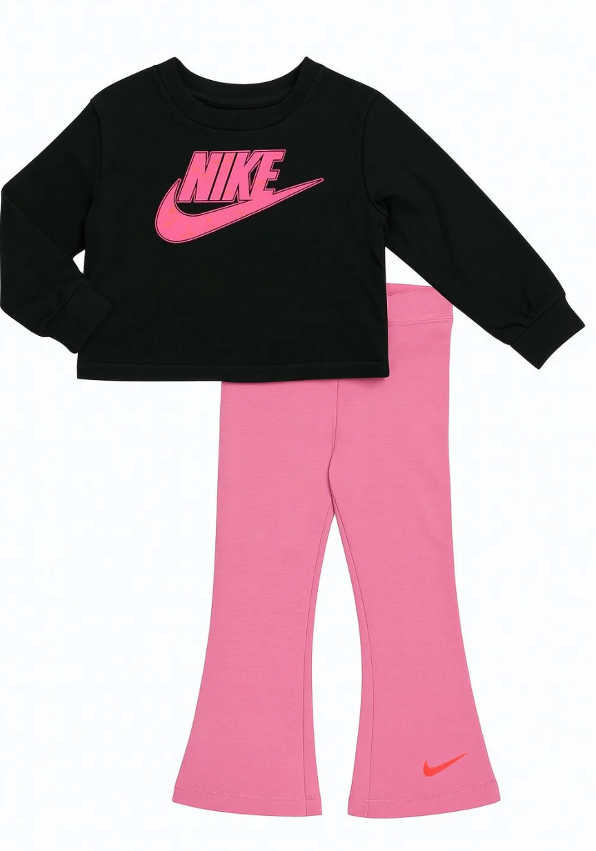 Crewneck Pullover and Flared Legging Set