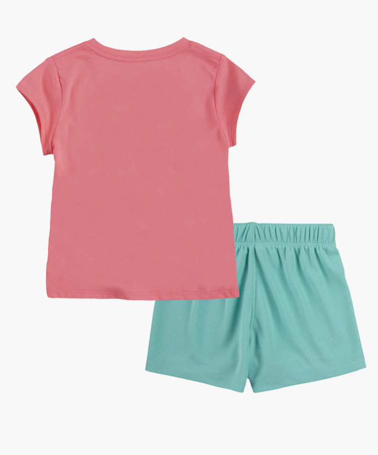 Nike Graphic T-Shirt & Mesh Shorts Set