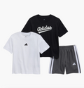 Adidas 3-Piece Graphic T-Shirts & Shorts Set