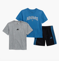 Adidas 3-Piece Graphic T-Shirts & Shorts Set