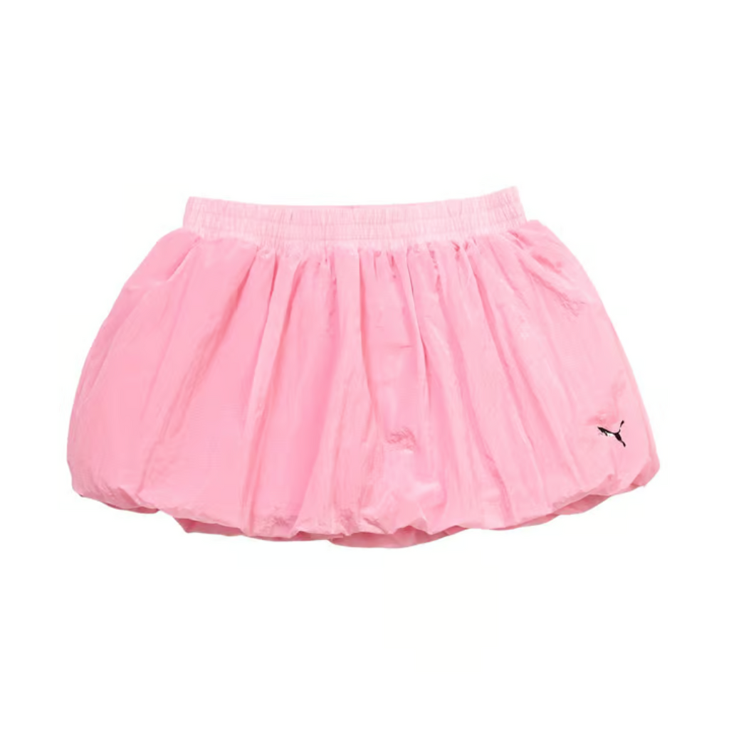 Puma Oversized Lace Logo Tee & Charmed Bubble Skort