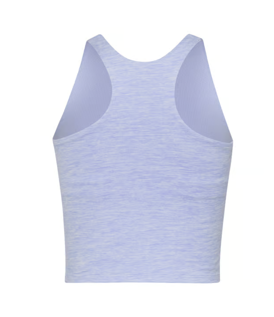 Adidas Mélange Racerback Training Tank Top & Ombre 3-Stripe Flounce Skort Set