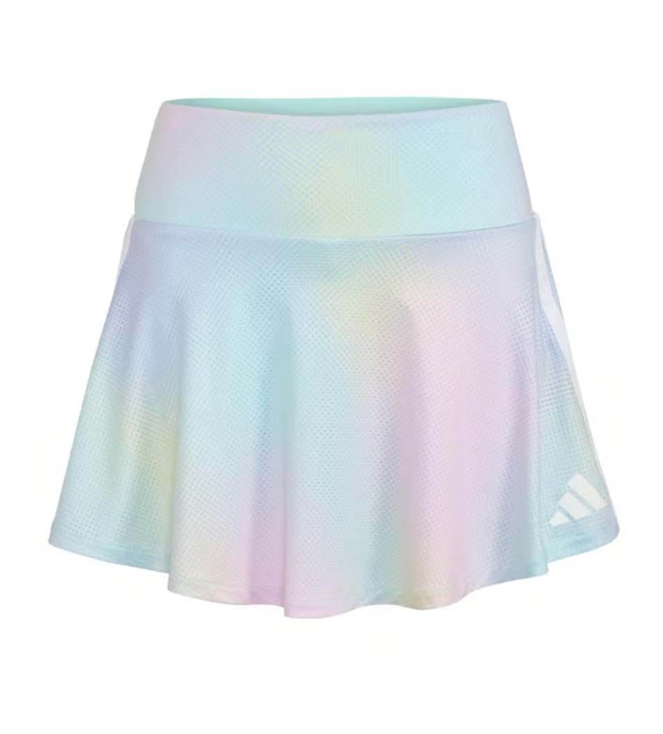 Adidas Mélange Racerback Training Tank Top & Ombre 3-Stripe Flounce Skort Set