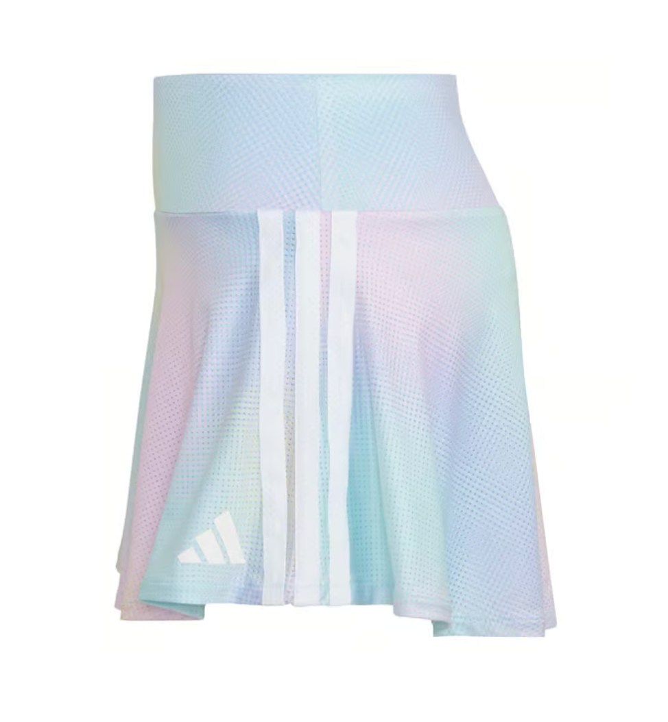 Adidas Mélange Racerback Training Tank Top & Ombre 3-Stripe Flounce Skort Set