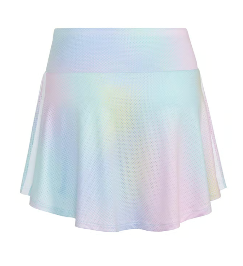 Adidas Mélange Racerback Training Tank Top & Ombre 3-Stripe Flounce Skort Set