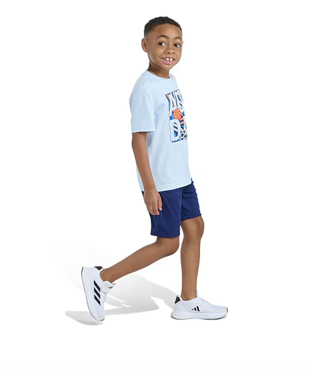 Adidas Essential Graphic T-Shirt and Shorts Set