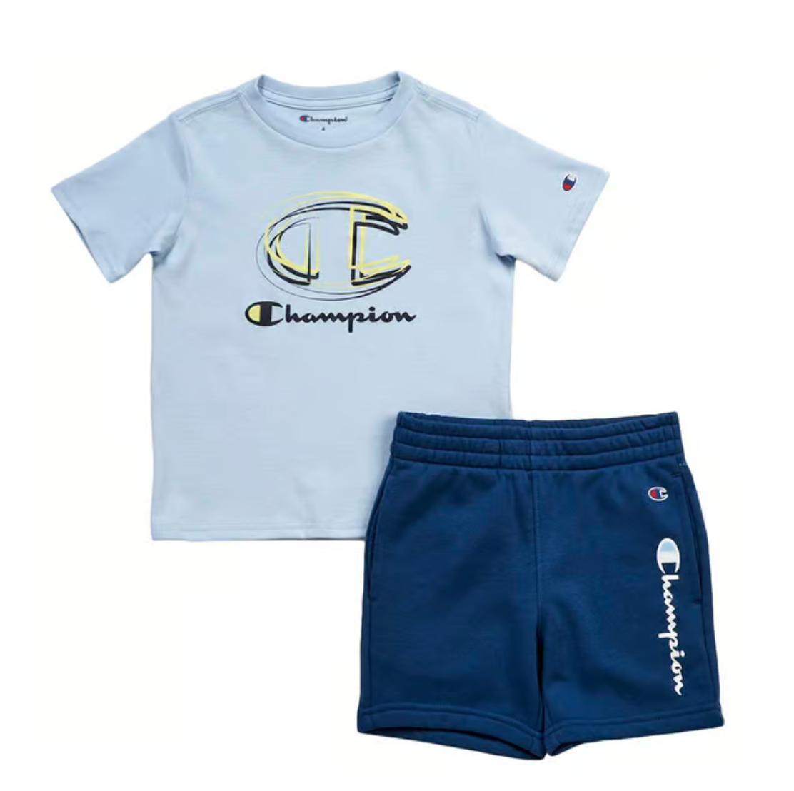 Champion Signature Tee & Knit Shorts Set