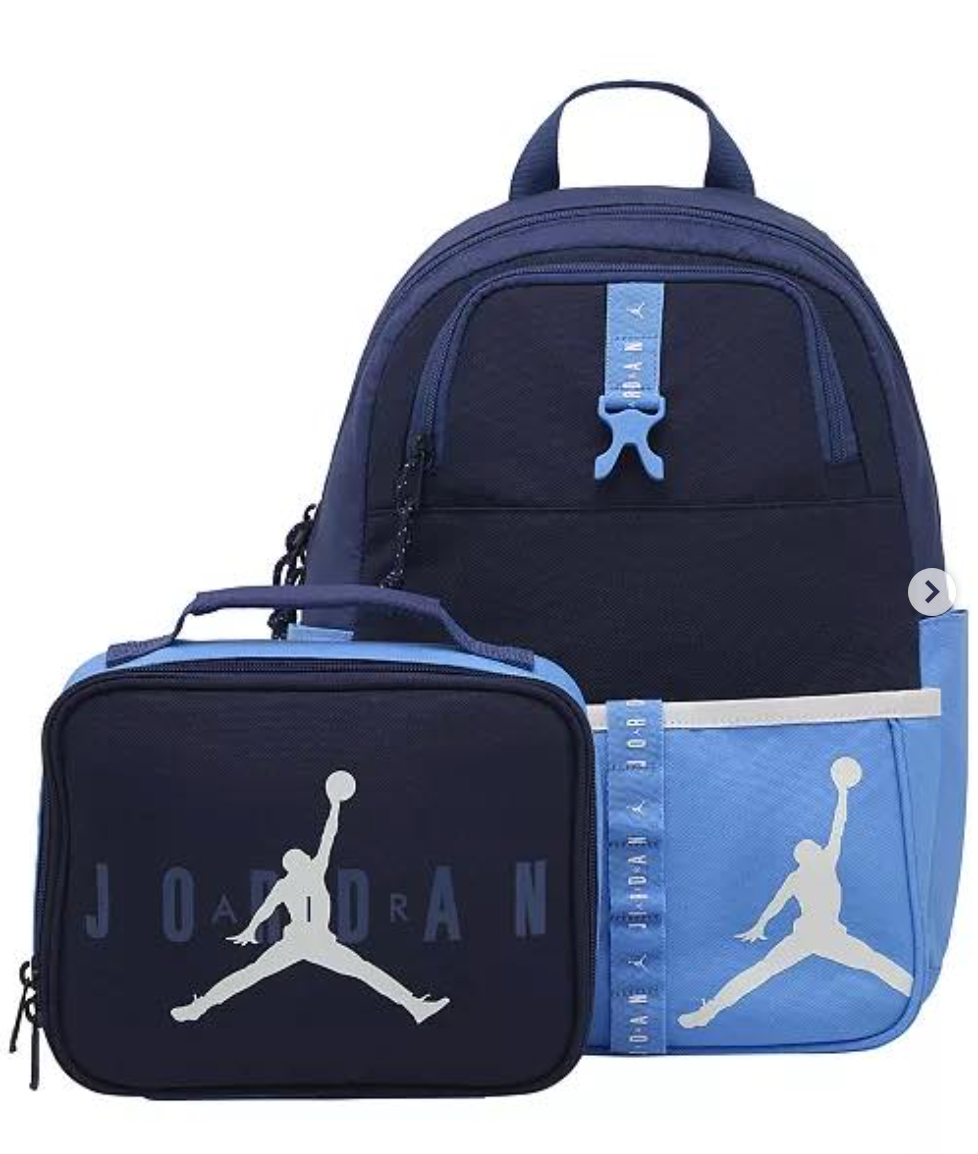 Jordan Boys' Backpack and Lunch Bag, 2-Piece Set