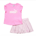 Puma Short Sleeve Floral Tee & Skort Set