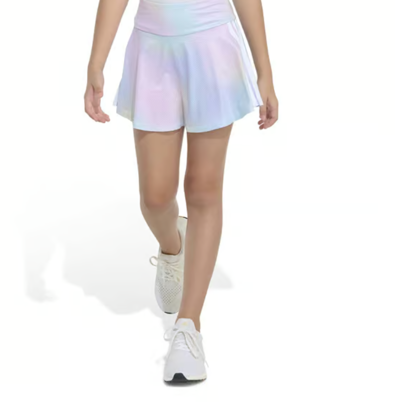 Adidas Mélange Racerback Training Tank Top & Ombre 3-Stripe Flounce Skort Set
