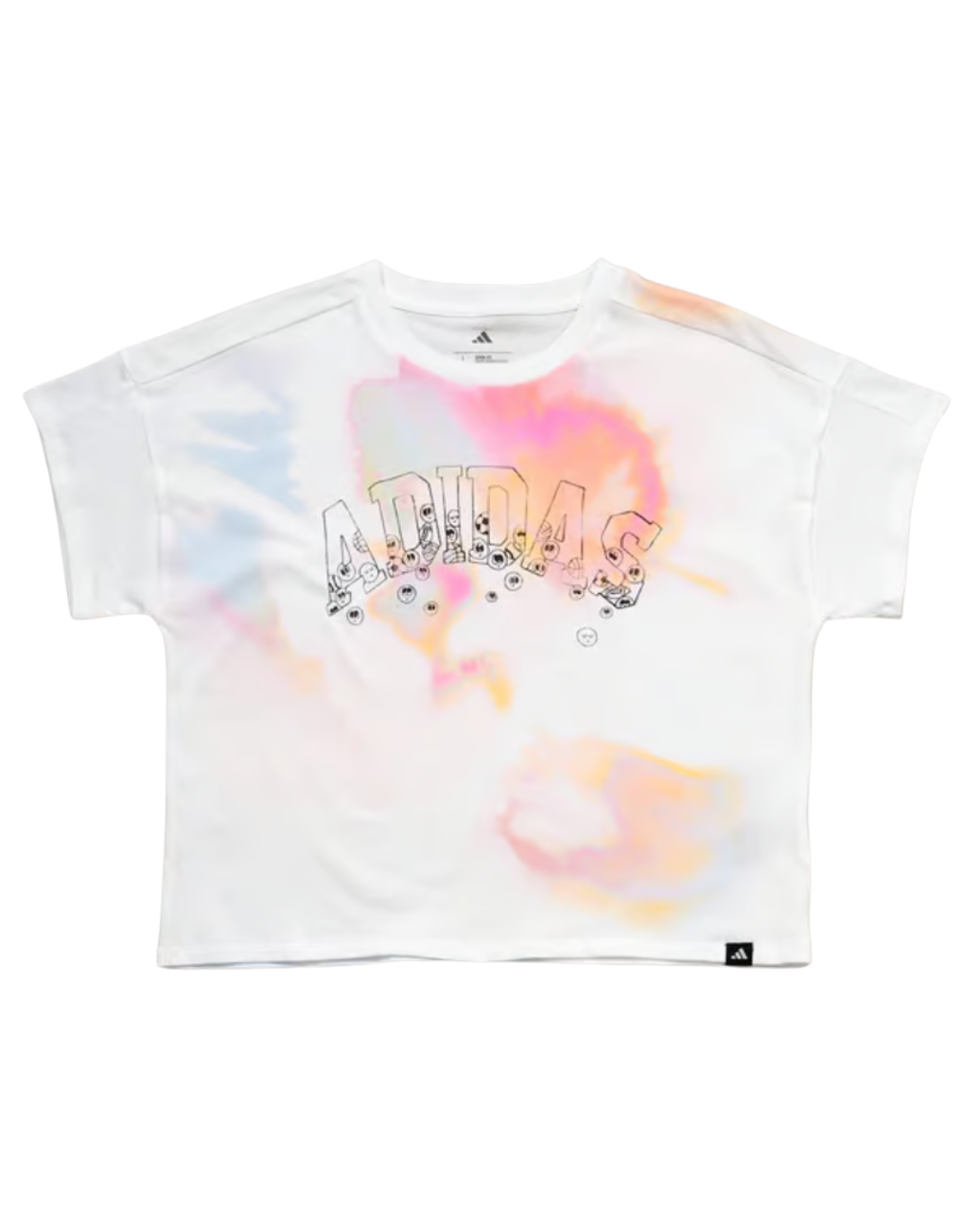 Adidas Drop Shoulder Tie Dye Tee & Skort Set