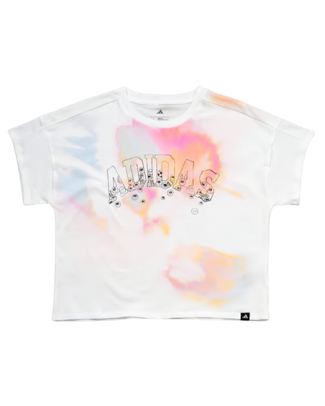 Adidas Drop Shoulder Tie Dye Tee & Skort Set