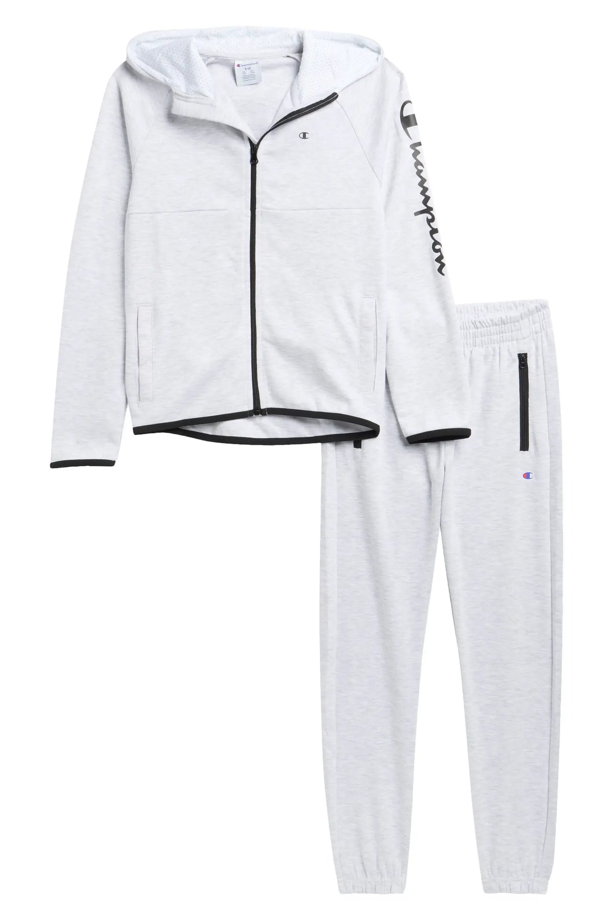 Champion Double Knit Zip Up Hoodie & Pants Set Set
